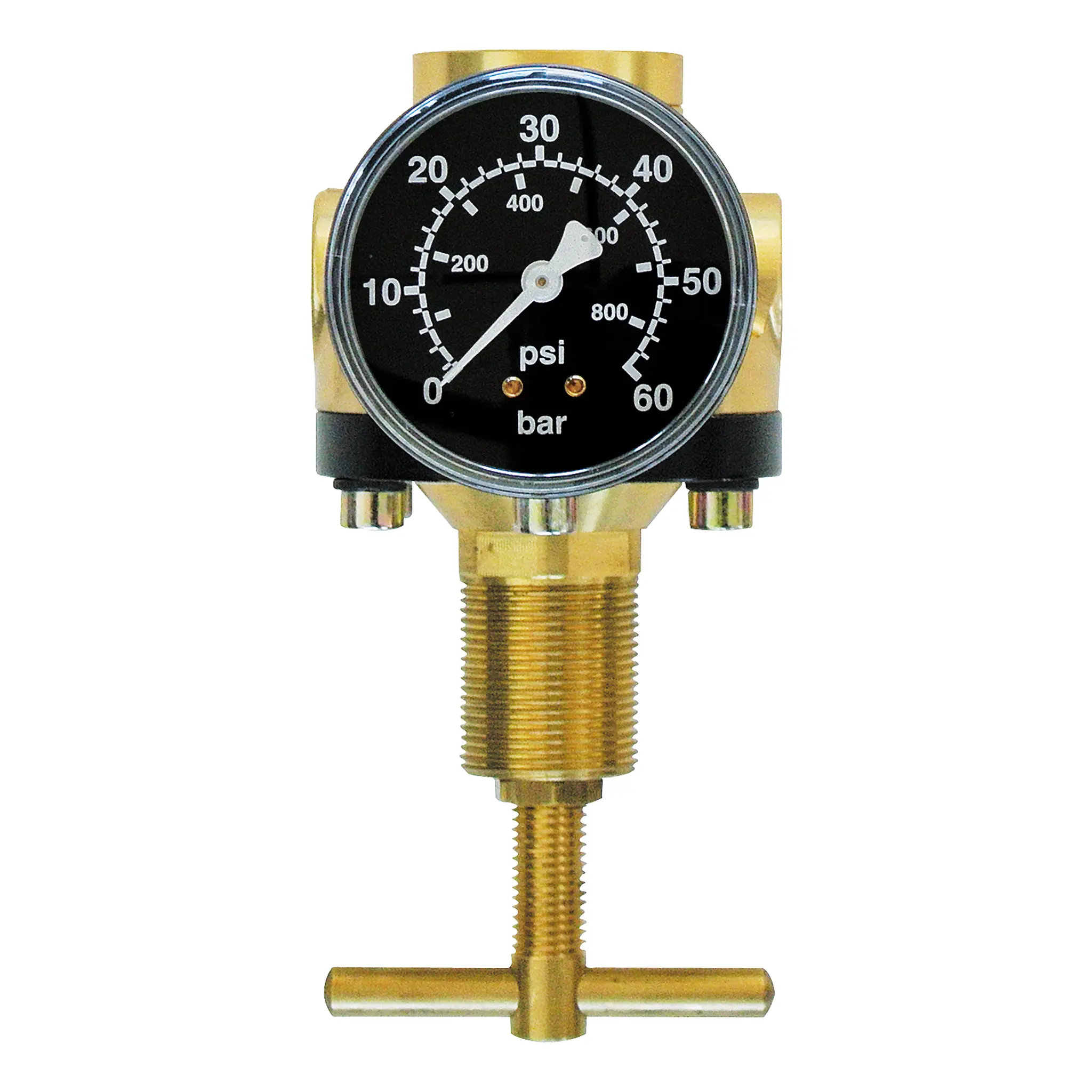 Produktfoto 1 von EWO 302.366, Hochdruckregler standard, BG 40, G½, 3–50 bar, Manometer