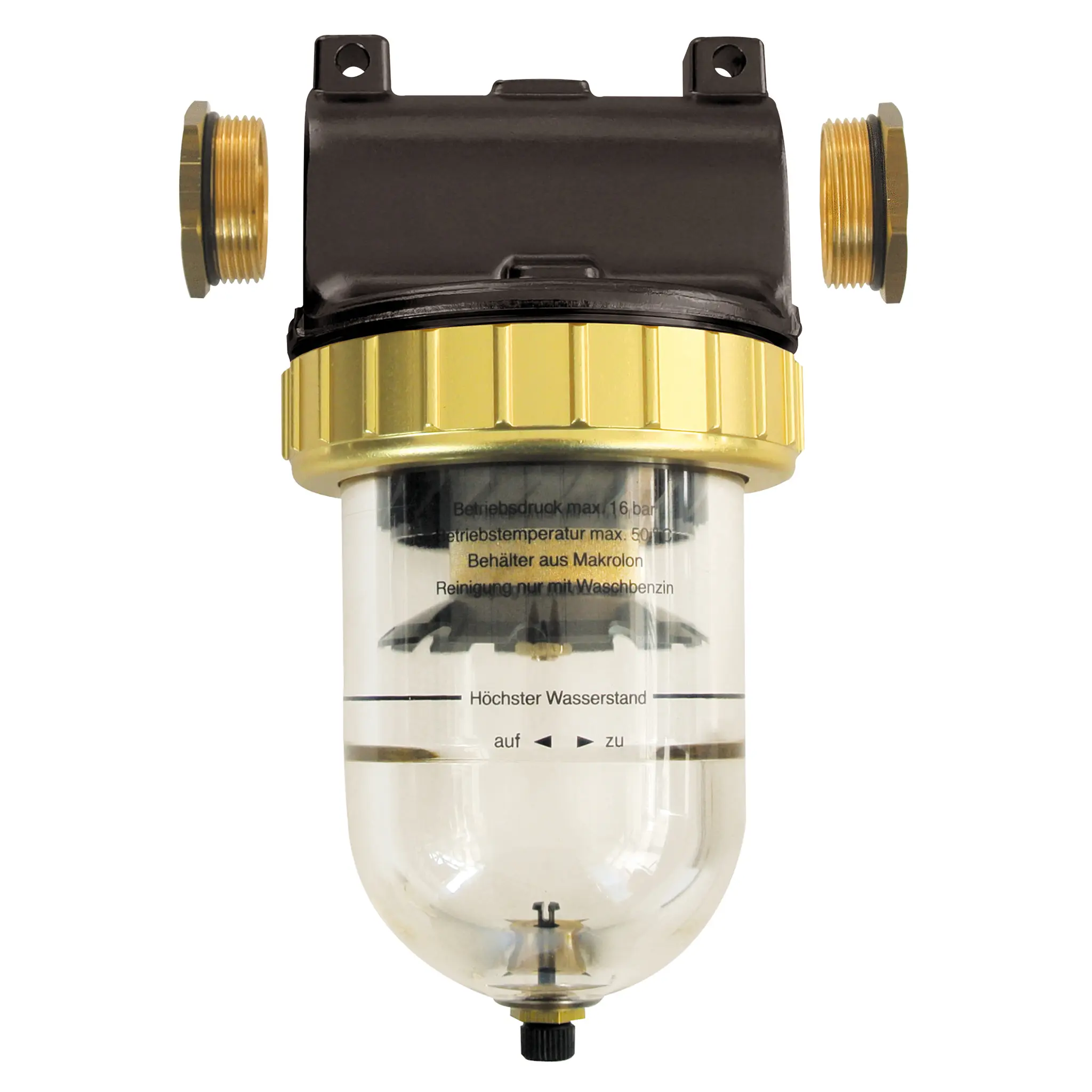 EWO 405.538M, Druckluftfilter standard, BG 55, G¾, Metallbehälter