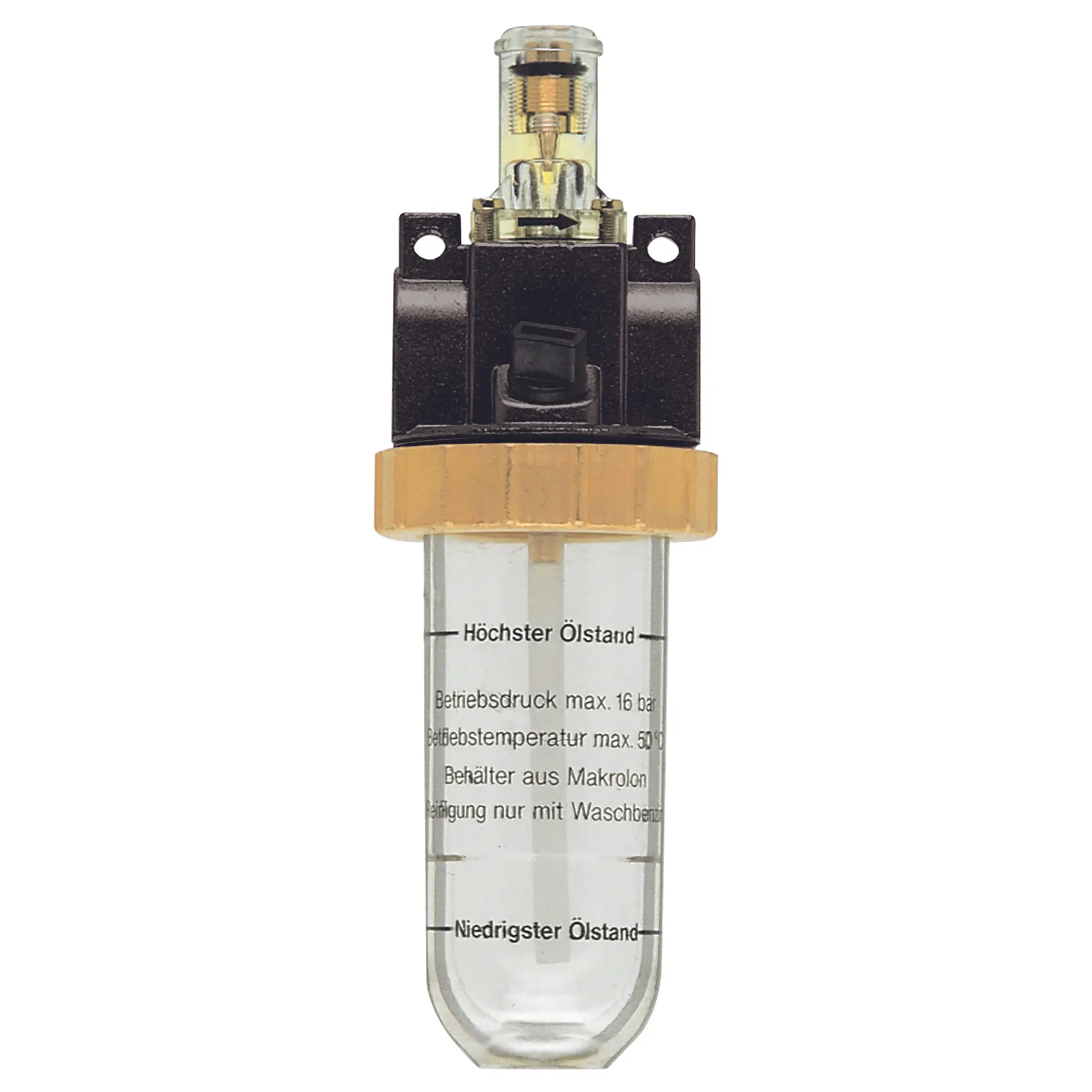 Produktfoto 1 von EWO 327.021M, Druckluftöler standard, BG 30, G⅛, Metallbehälter, MOP 25 bar