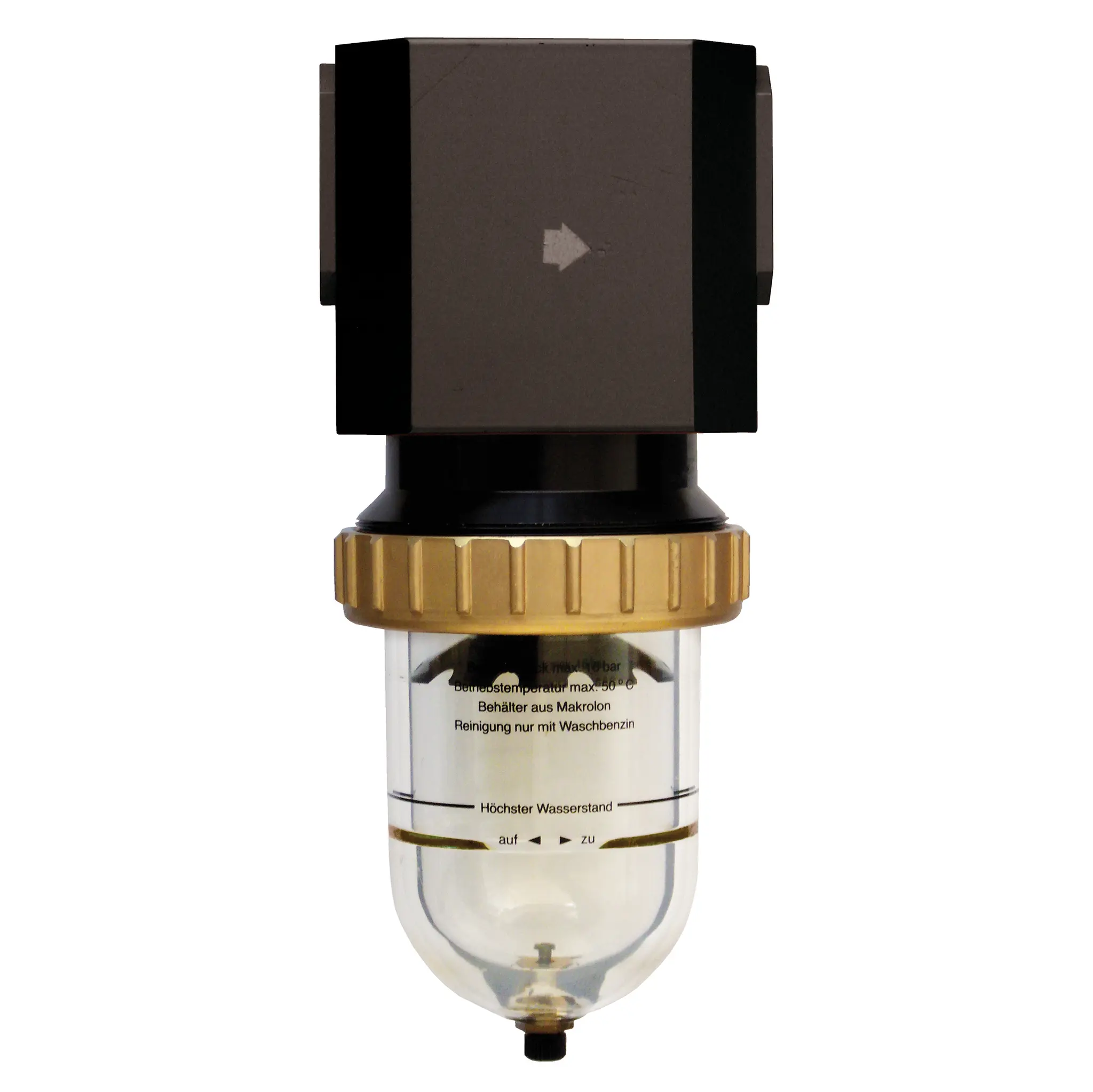 EWO 456.211M, Druckluftfilter standard, BG 90, G1½, Metallbehälter