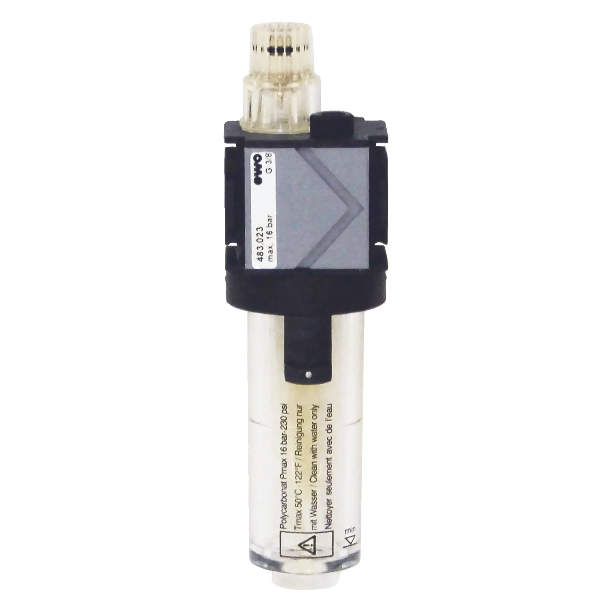 Produktfoto 1 von EWO 483.023, Druckluftöler Typ 483 variobloc, G⅜, BG 30, ohne Handablassventil