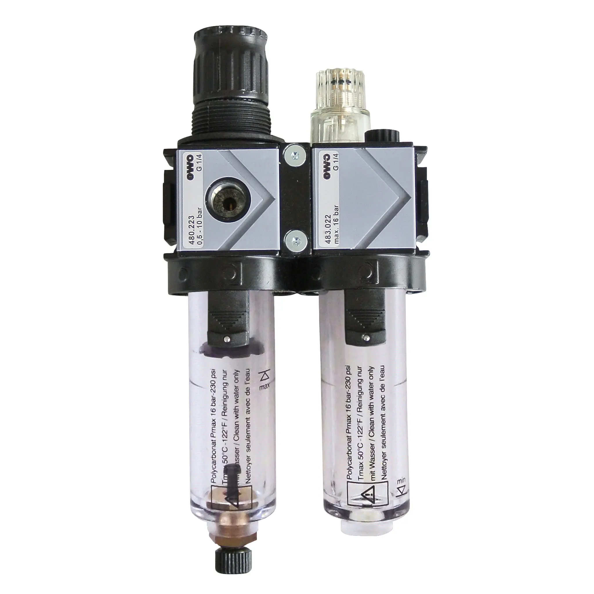 Produktfoto 1 von EWO 488.420, 2er-Wartungseinheit 488 variobloc, G¼, BG 20