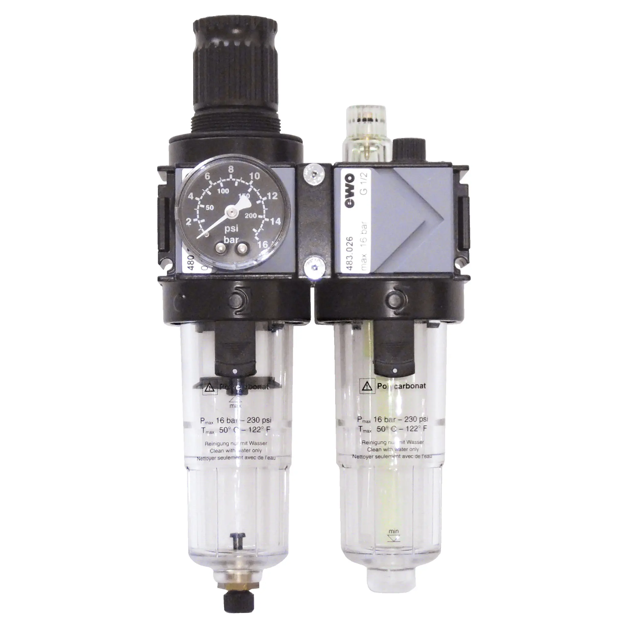 EWO 488.260, 2er-Wartungseinheit 488 variobloc, G½, BG 40