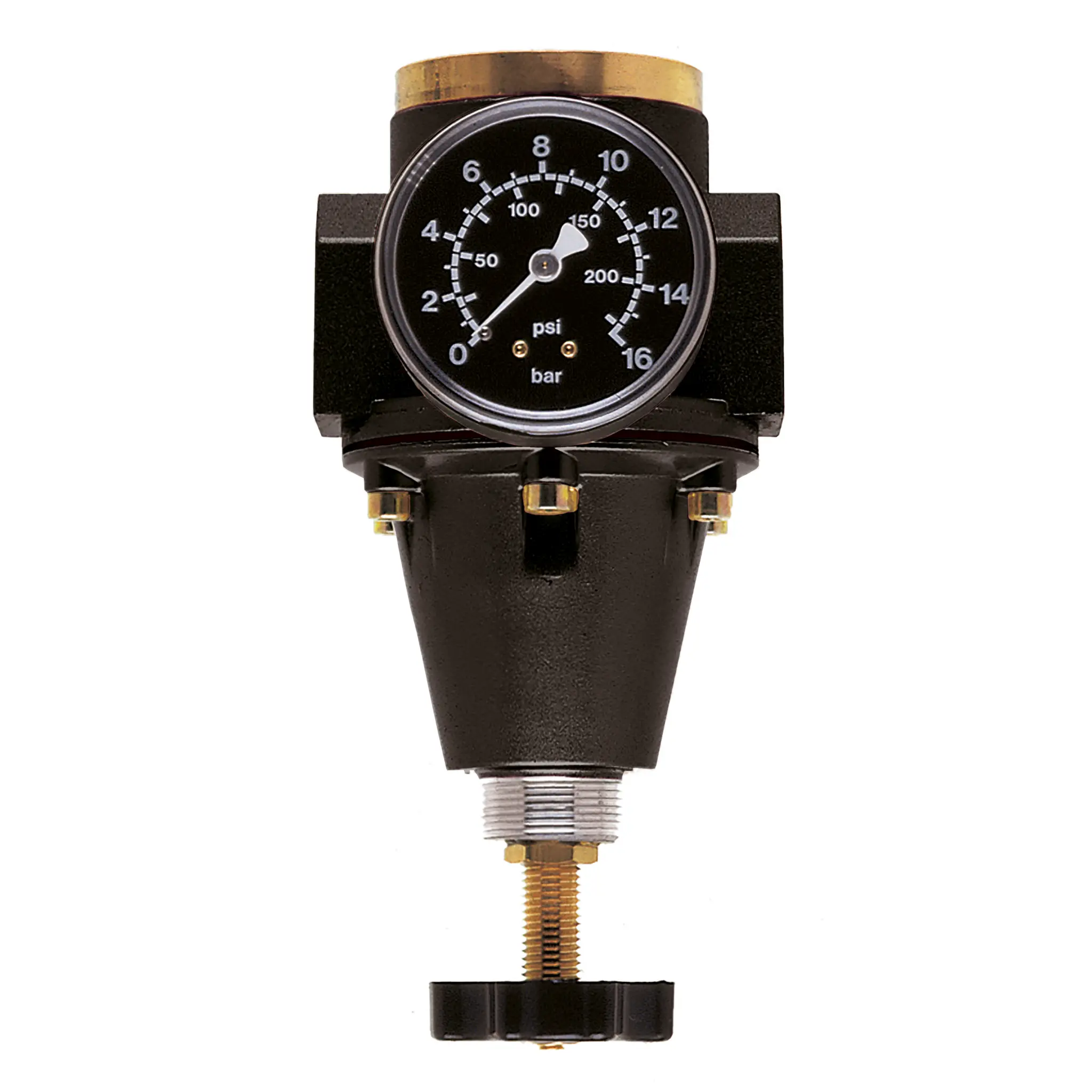 Produktfoto 1 von EWO 406.293, Druckregler standard, BG 55, G1, 0,5–10 bar, Handrad, Manometer