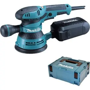 Produktfoto 1 von Makita BO5041J, Exzenterschleifer 125 mm mit Staubsack im Makpac Gr 2