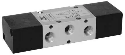 Produktfoto 1 von AZ Pneumatica 521 CCD, Wegeventil 5/2 1/8" Pneumatikimpuls, Differenzkolben