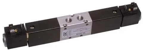 Produktfoto 1 von AZ Pneumatica 5213A EE, Wegeventil 5/3 1/8" entlüftet, Impulsventil, ohne Spulen