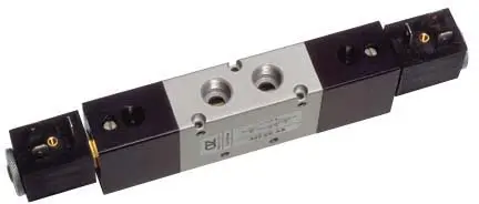 Produktfoto 1 von AZ Pneumatica 522 EE AS, Wegeventil 5/2 1/4" Impulsventil, ohne Spulen