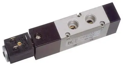 Produktfoto 1 von AZ Pneumatica 522 ME, Wegeventil 5/2 1/4" Magnetventil, ohne Spule, SKU: 01.009.3