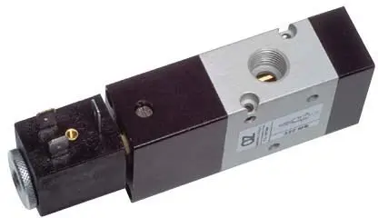 Produktfoto 1 von AZ Pneumatica 322 ME, Wegeventil 3/2 1/4" NC Magnetventil, ohne Spule