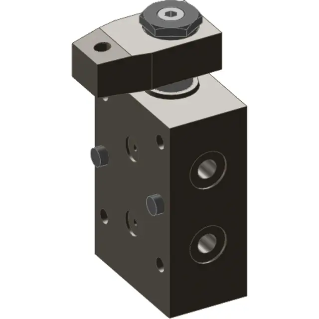 Produktfoto 1 von DESTACO 726D25222-2 - Hydraulik-Schwenkspanner, doppeltwirkend, BlockVers.