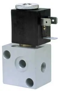 Produktfoto 1 von AZ Pneumatica 00.096.3, Anschlussplatte NC, G1/8", ohne Spule