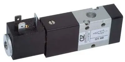 Produktfoto 1 von AZ Pneumatica 321 ME, Wegeventil 3/2 1/8" NC Magnetventil, ohne Spule