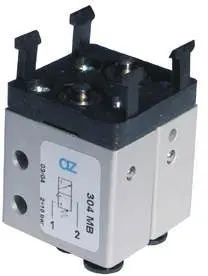 Produktfoto 1 von AZ Pneumatica 504 MB, Mikroventil 5/2, ø4 mm Steckanschlüsse, SKU: 08.064.4