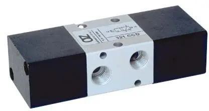 Produktfoto 1 von AZ Pneumatica 321 CCD, Wegeventil 3/2 1/8" Pneumatikimpuls, Differenzkolben