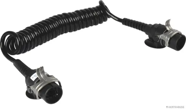 Produktfoto 1 von Herth+Buss 51276655, Elektrowendel, PU, 125 C, 2 x 4 mm²+5 x 1,5 mm²