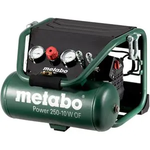 Produktfoto 1 von Metabo 601544000, Kompressor Power 250-10 W OF, 230V, 10 bar, ölfrei, 10L Kesselinhalt