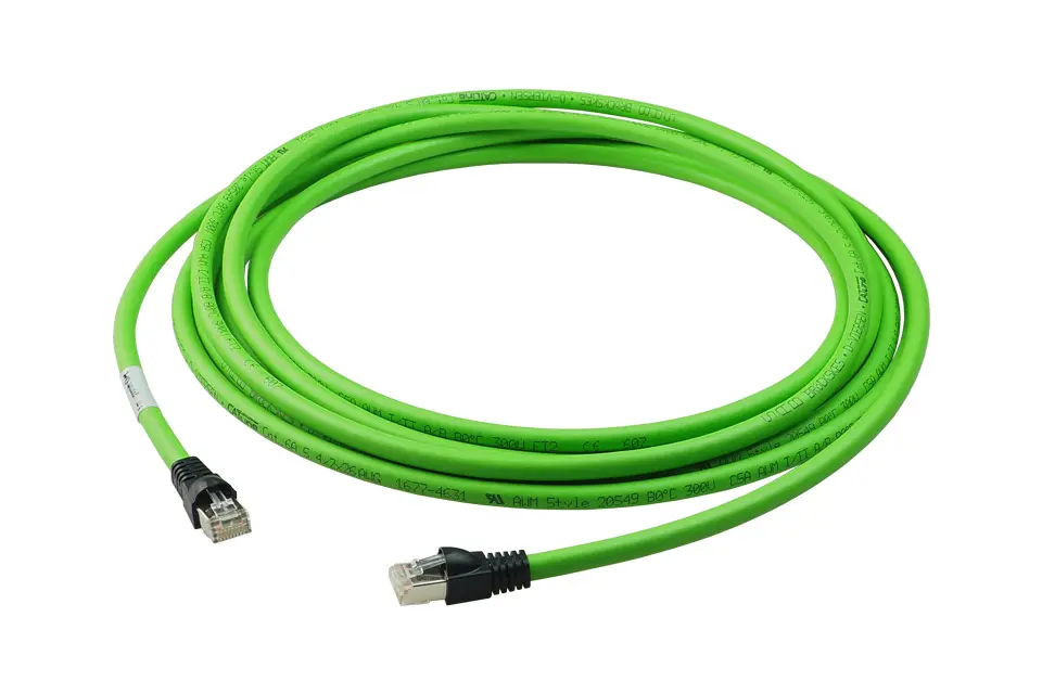 Produktfoto 1 von HBM Messtechnik 1-KAB239-2, Cat6A Ethernet Kabel (RJ45-2m-RJ45)
