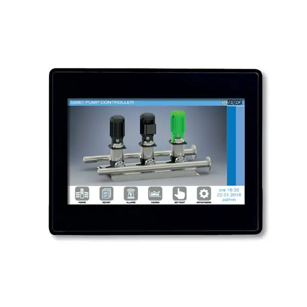 Produktfoto 1 von SENECA VISUAL5-WB, HMI 7“ TFT Display, 1xETH, 4GB Flash