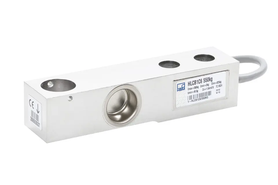 Produktfoto 1 von HBM Messtechnik 1-HLCB1C6/1.1T, Biegestabwägezelle precix HLCBC6 1,1t
