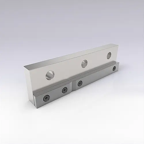 Produktfoto 1 von FIBRO 2961.30.55.125.28.450 Deckleiste m. Gleitplatte, Stahl / Stahl m., nach VW