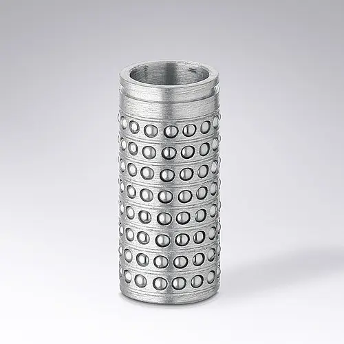 FIBRO 2060.61.063.140 Kugelkäfig mit Sicherungsringeinstich, Aluminium