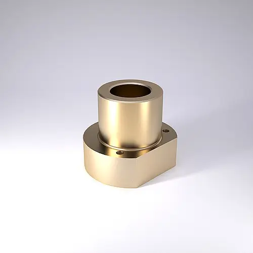 Produktfoto 1 von FIBRO 2091.72.040 Führungsbuchse mit Flansch ECO-LINE, Bronze mit, ISO 9448-4
