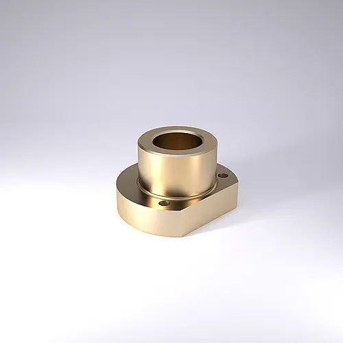 Produktfoto 1 von FIBRO 2091.74.050 Führungsbuchse mit Flansch ECO-LINE, Bronze mit, ISO 9448-4