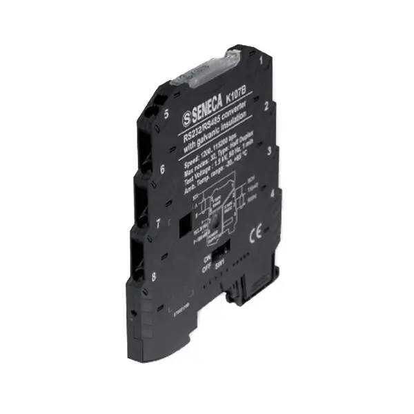 Produktfoto 1 von SENECA K107B, Isolierter serieller RS232/RS485-Wandler 24 Vdc Stromversorgung