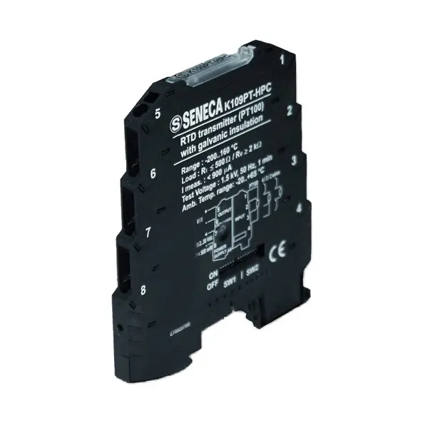 Produktfoto 1 von SENECA K109PT-HPC, PT100 zu DC Strom/Volt. Isol/Konv. Hochpräz.