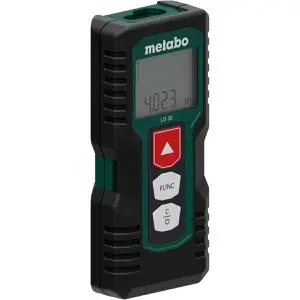 Produktfoto 1 von Metabo 606162000, Laser-Entfernungsmesser, LD 30, 30m Messbereich, beleuchtetes Display