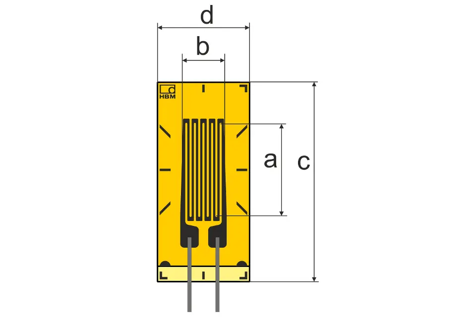 Produktfoto 1 von HBM Messtechnik DMS 6/120 LD20, Spezielle DMS, P\n: 1-LD20-6/120