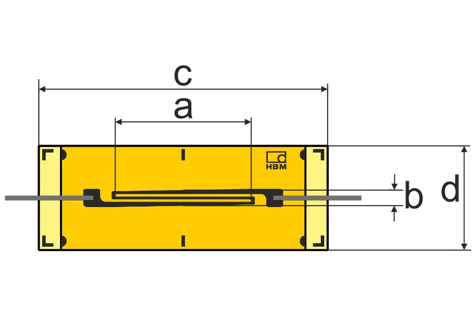 Produktfoto 1 von HBM Messtechnik DMS 3/120 LY53, Lineare DMS für die SA, P\n: 1-LY53-3/120