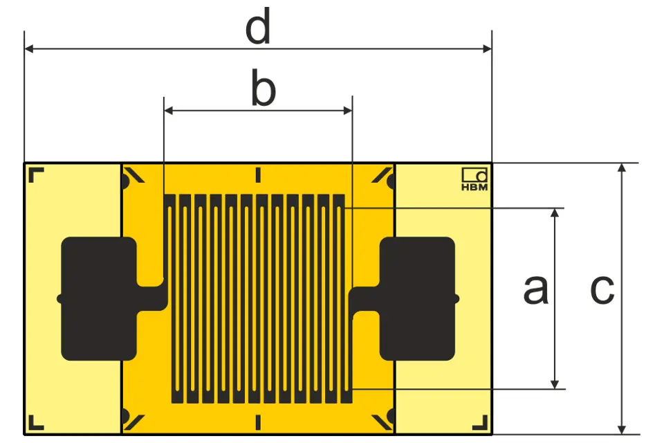 Produktfoto 1 von HBM Messtechnik DMS 6/350 LY76, Lineare DMS für die SA, P\n: 1-LY76-6/350