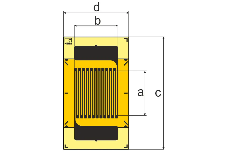 Produktfoto 1 von HBM Messtechnik DMS 3/120 LY85, Lineare DMS für die SA, P\n: 1-LY85-3/120