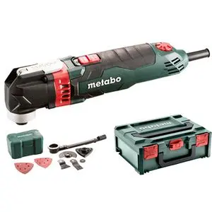 Produktfoto 1 von Metabo 601406500, Multifunktionswerkzeug MT 400 QUICK SET, 400 W, mit Zubehör-Set Holz