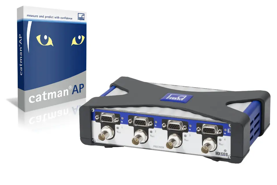 Produktfoto 1 von HBM Messtechnik 1-MX430-PAKAP, QuantumX Paket: MX430B + catmanAP