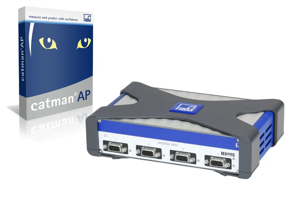 Produktfoto 1 von HBM Messtechnik 1-MX440-PAKAP, QuantumX Paket: MX440B + catmanAP