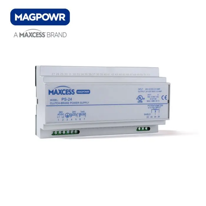 Produktfoto 1 von Maxcess Leistungsverstärker, für Magnetpulverbremse/Kupplun, PS24, Hutschiene