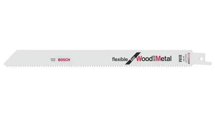 Produktfoto 1 von BOSCH S1122HF Stichsägeblatt Flexibel für Holz und Metall 225 mm 25 Stück
