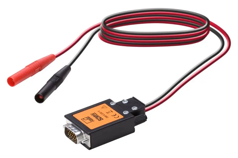 HBM Messtechnik 1-SCM-HV, Adapter 300V (SubHD15-SafetyBanana)