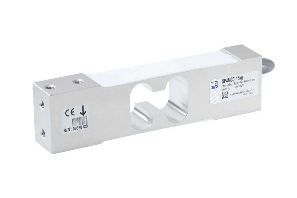 Produktfoto 1 von HBM Messtechnik 1-SP4MC3MR/1KG-1, Plattformwägezelle SP4MC3MR/1kg