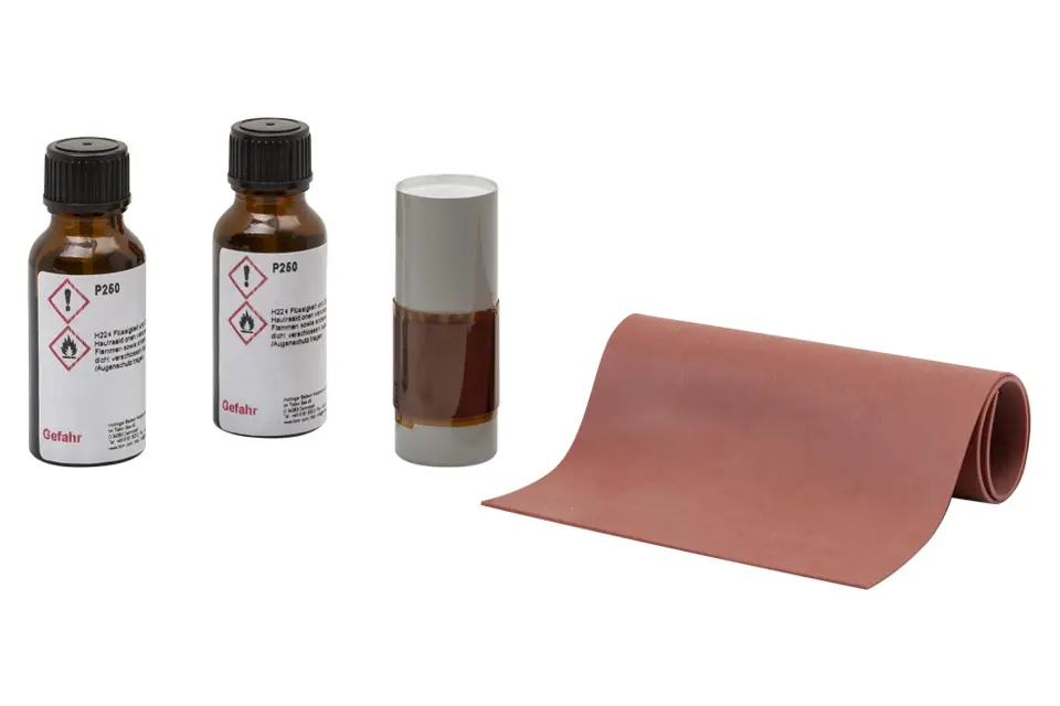 Produktfoto 1 von HBM Messtechnik 1-P250, 1-Komp.klebstoff P250 (flüssig) - 2x15g