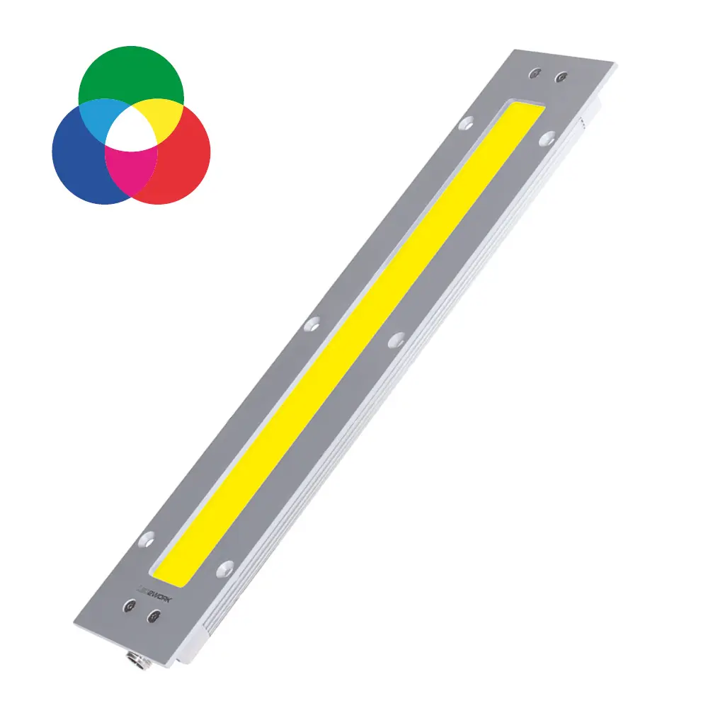 LED2WORK 151290-01, TUBELED_40 II Integrated RGB-W, 570 mm x 74 mm x 3 mm
