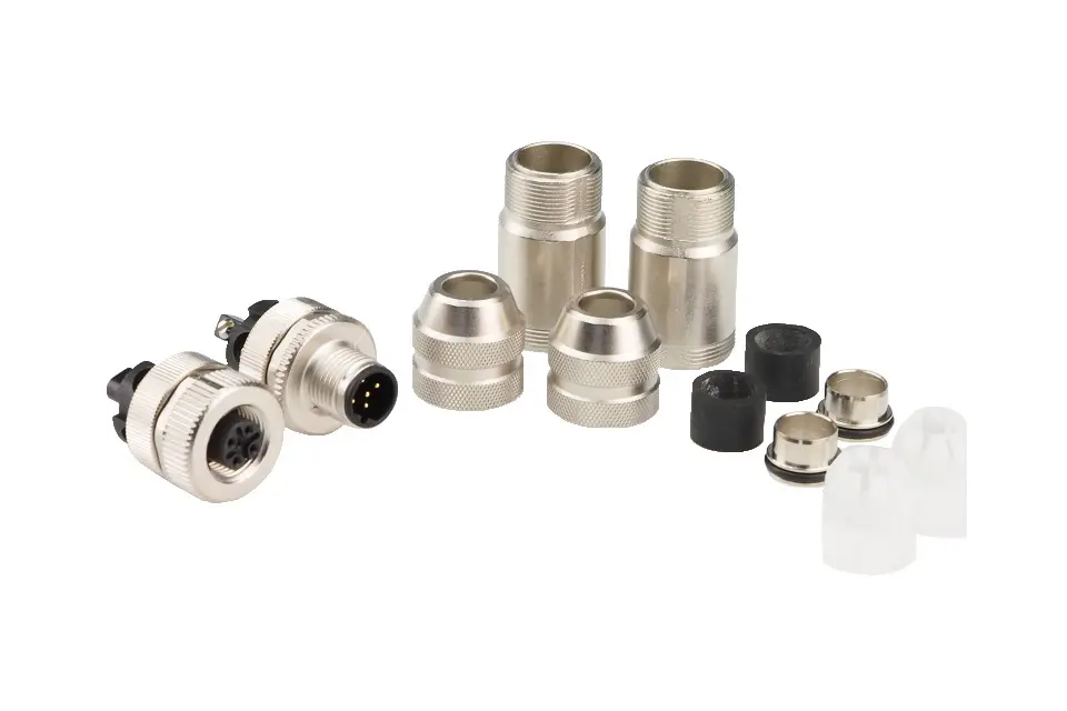 Produktfoto 1 von HBM Messtechnik 1-PROFI-M12, Stecker und Kupplung PROFIBUS M12