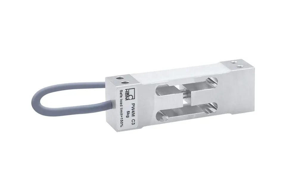Produktfoto 1 von HBM Messtechnik 1-PW4MC3/500GOP-1, Plattformwägezelle PW4C3/500g, Überlastschutz