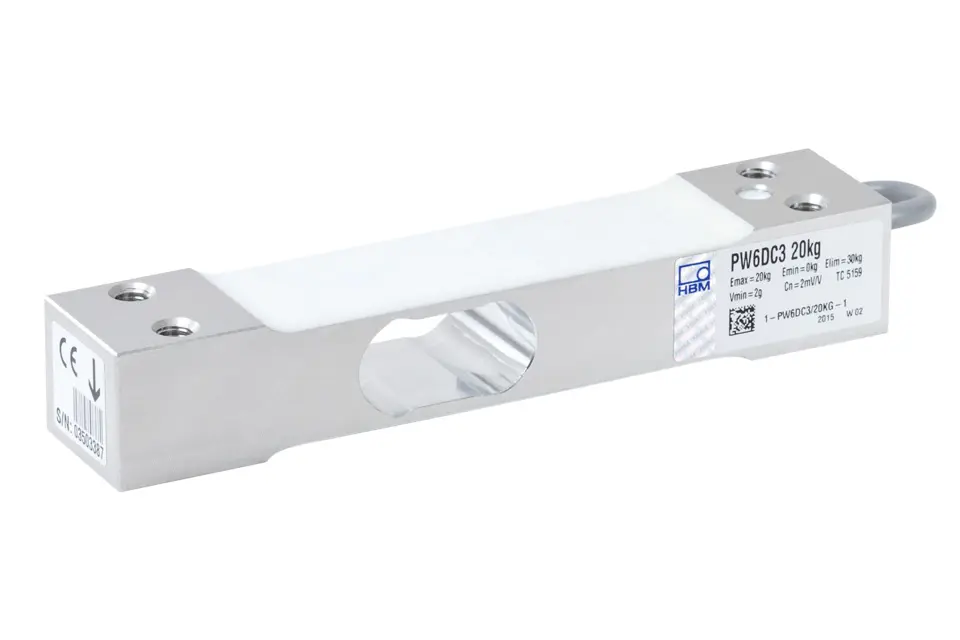 Produktfoto 1 von HBM Messtechnik 1-PW6CMR/5KG-1, Plattformwägezelle PW6CMR/5kg