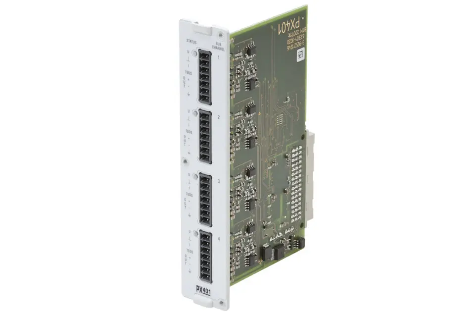 Produktfoto 1 von HBM Messtechnik 1-PX401, 4-Kanal-DC-Verst.-Einschub PMX