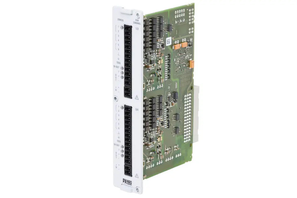 Produktfoto 1 von HBM Messtechnik 1-PX460, PMX 4-Kanal Frequenz Verstärkereinschub