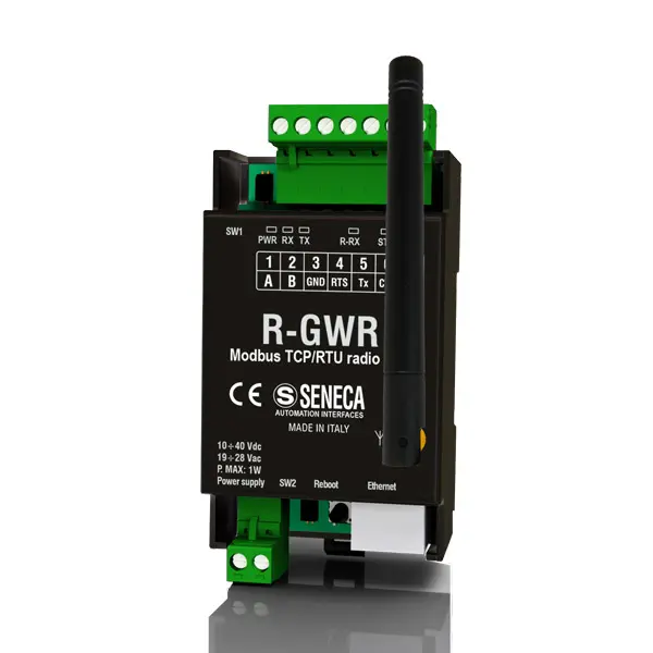 Produktfoto 1 von SENECA R-GWR, ModBUS Gateway / Radio Hub LoRa für drahtlose Sensoren